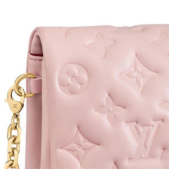 Louis Vuitton Pink Pochette Coussin Leather Shoulder & Crossbody Bag - Picture 2 of 6